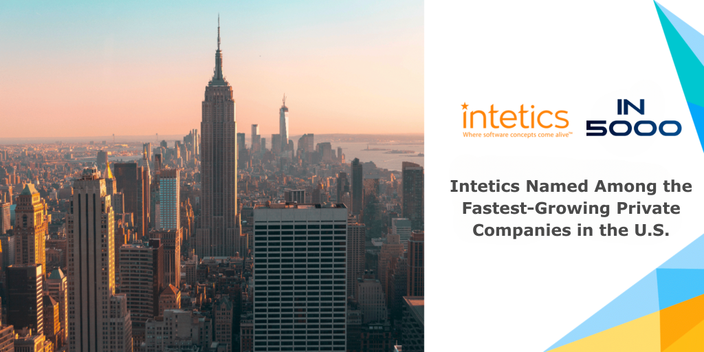 Intetics Named Among the Fastest-Growing Private Companies in the U.S. (1)