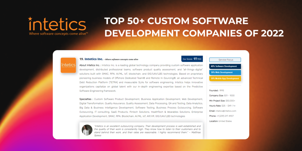 Top 50 Custom Software Development
