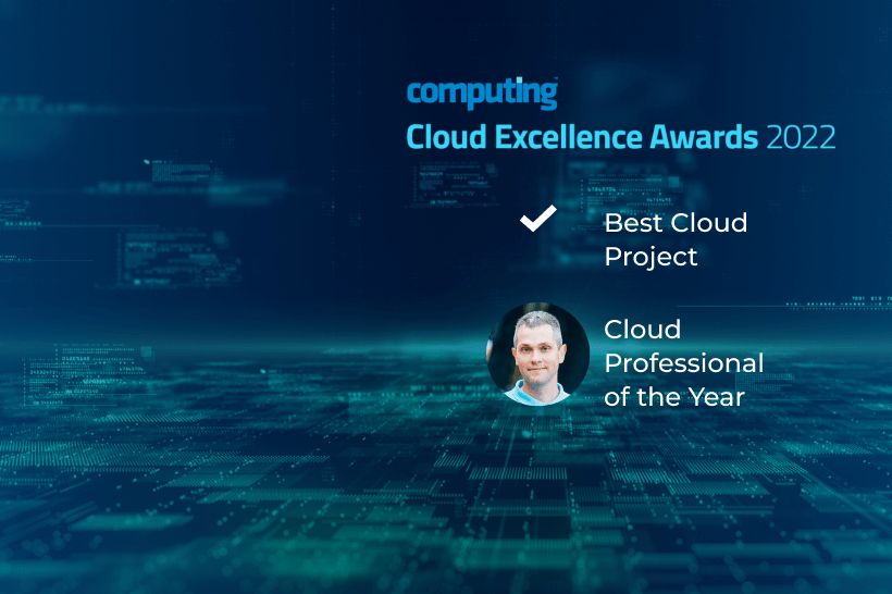 Finalists in 2 Categories Best Cloud Project and Cloud Professional of