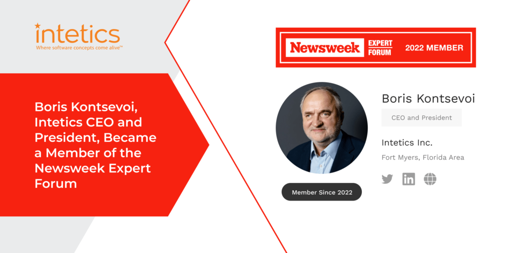 Boris Kontsevoi, a Member of the Newsweek Expert Forum