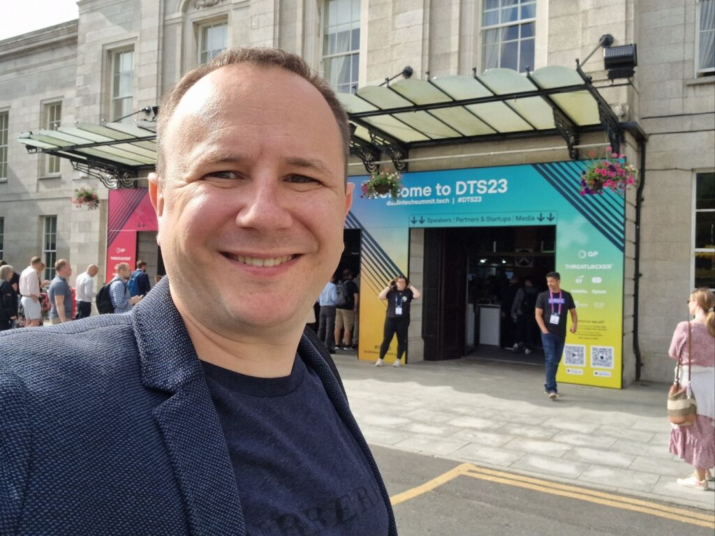 Sergey Kizyan at Dublin Tech Summit 2023 Intetics